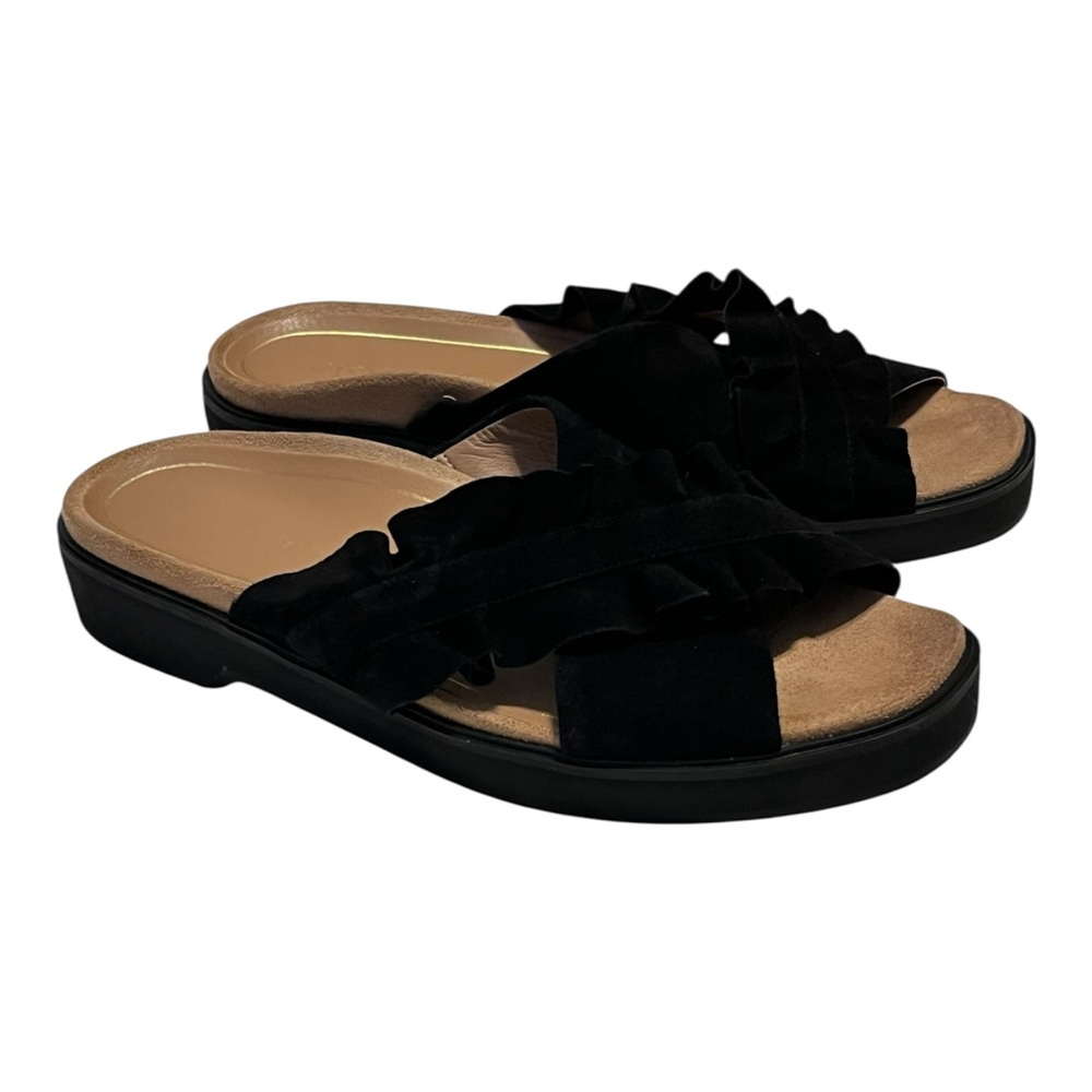 Vionic Azalea Suede Slide Sandals - Picture 2 of 6